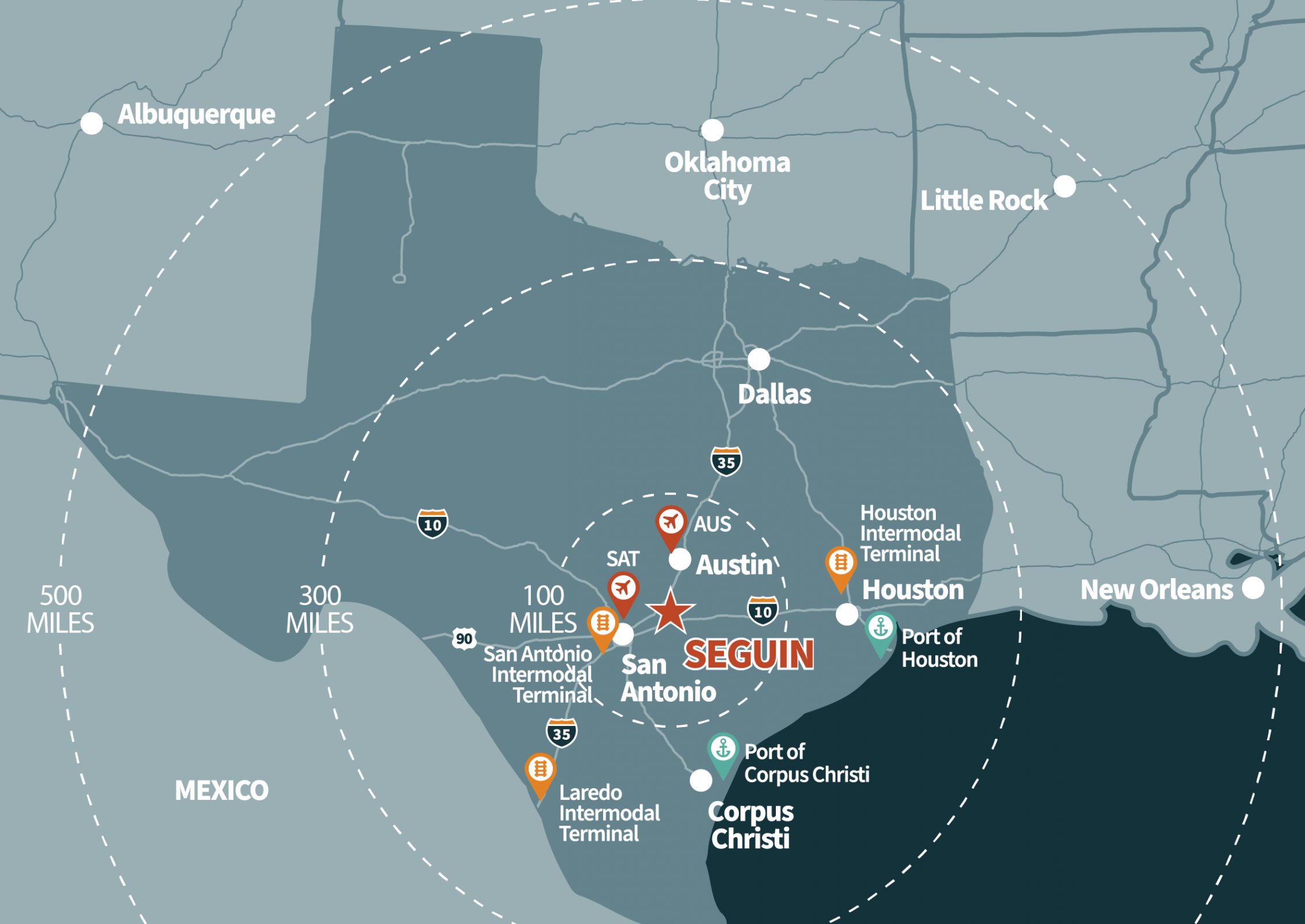 location of seguin in texas