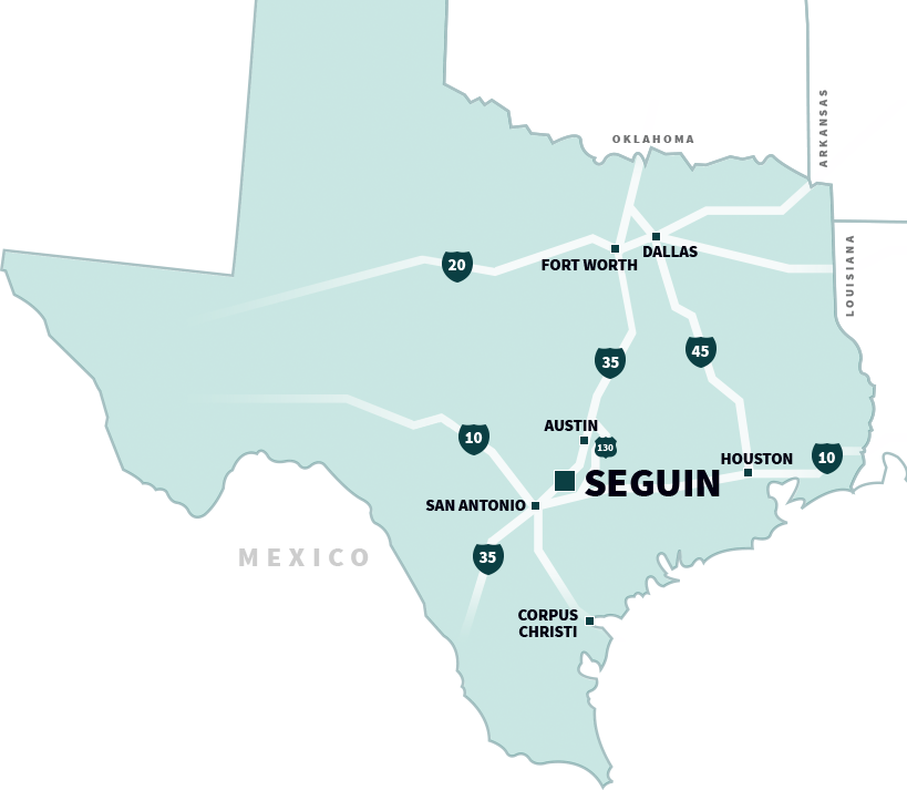 Seguin Texas Map